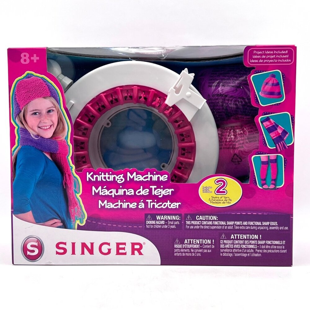 Singer Knitting Machine For Kids 8+ Includes Yarn Hook & Needle NEW 2014 #A2712